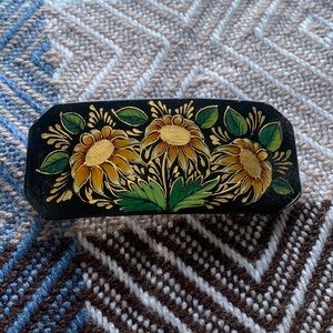 Hand Painted Hair Clip
